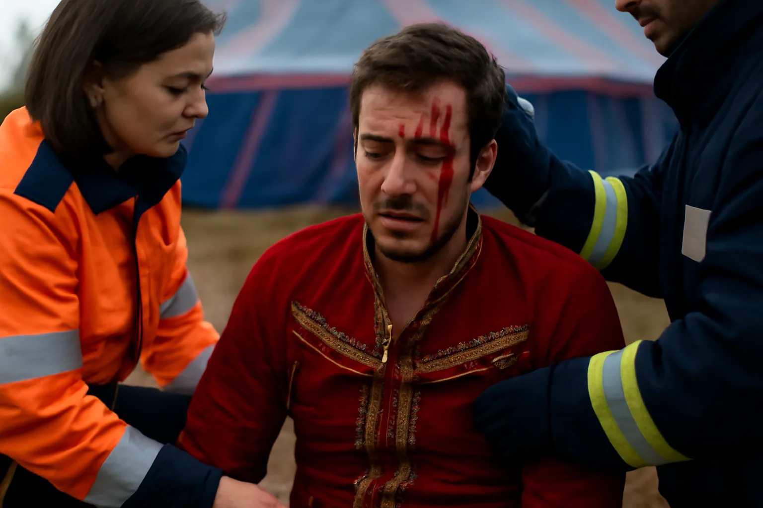Acrobat spaniol rănit grav în timpul unui spectacol de circ la Craiova