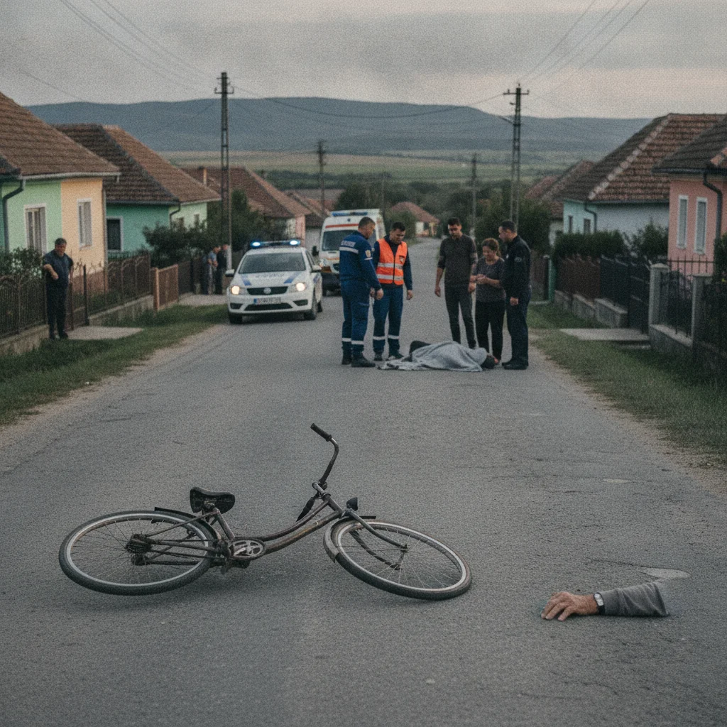 Bărbat de 76 de ani din Cezieni, Olt, a murit după ce a căzut de pe bicicletă