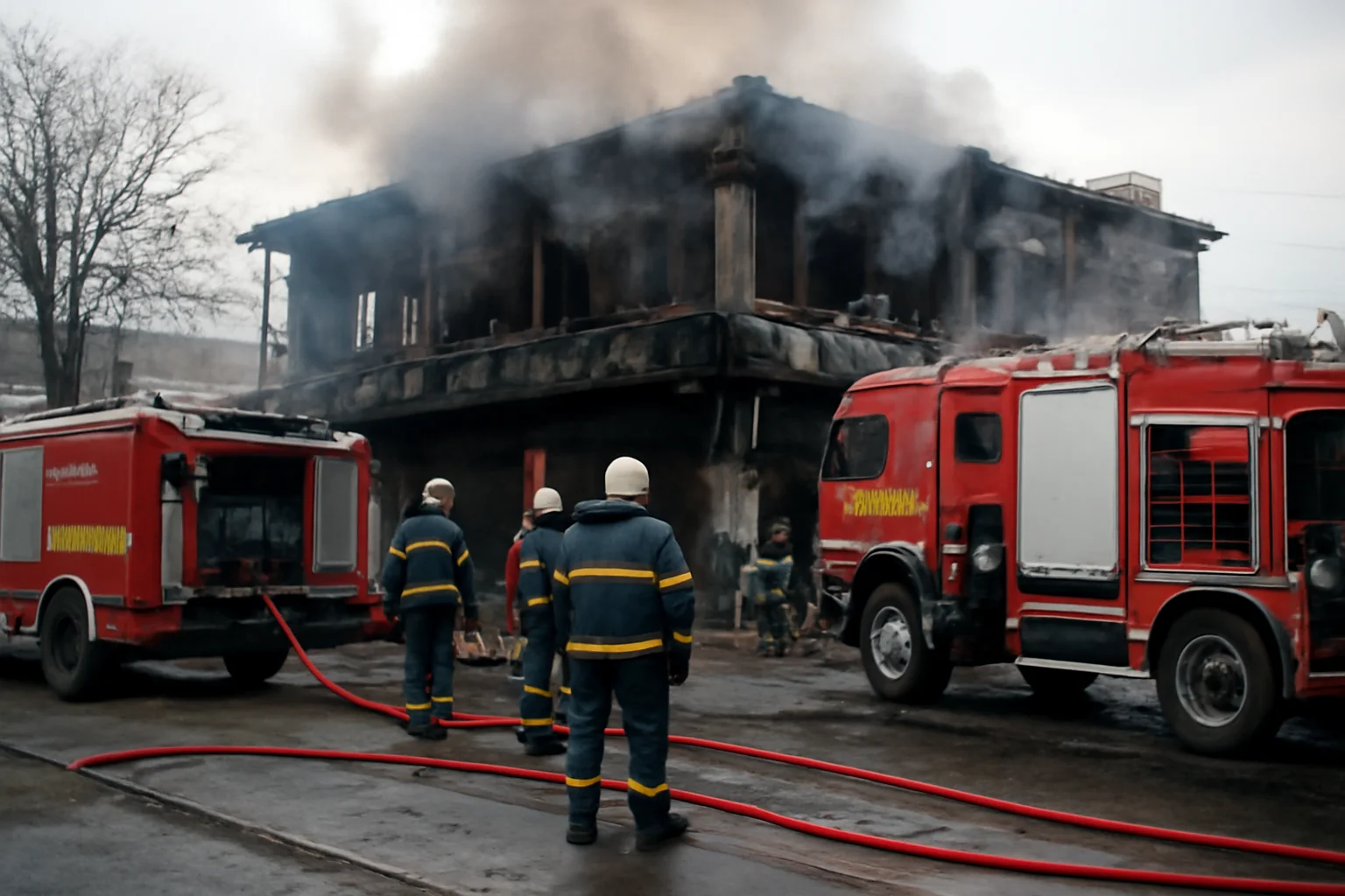 Incendiu la un restaurant din Craiova, în dimineața de 21 ianuarie 2026