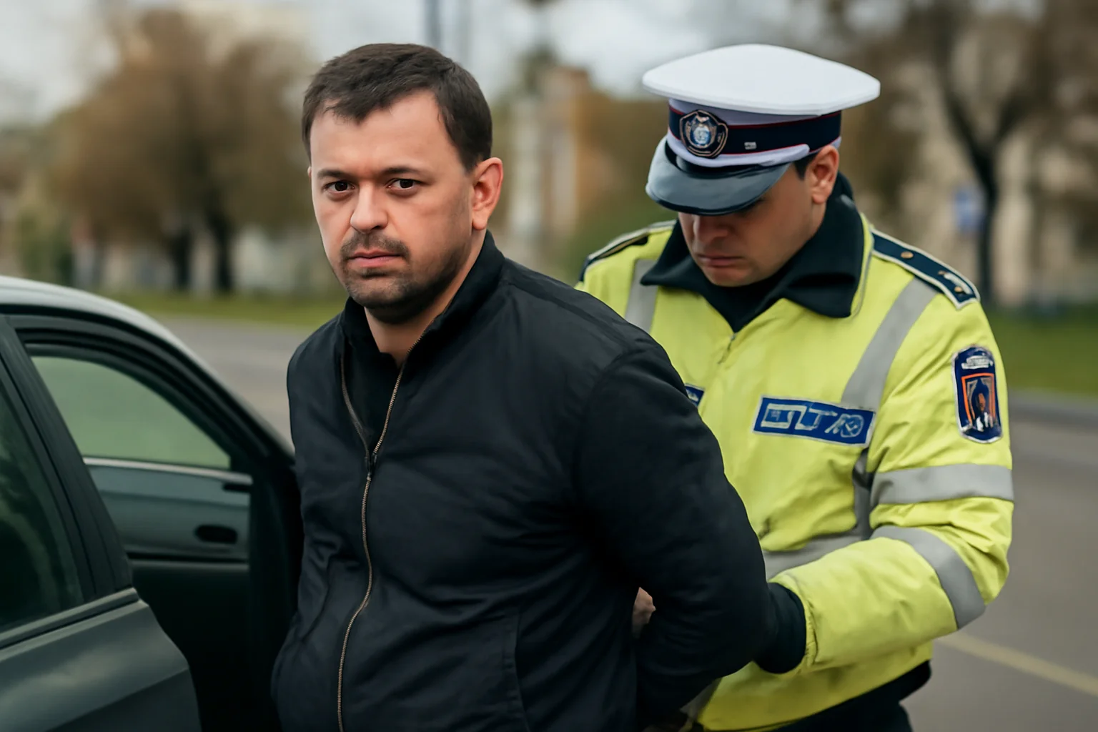 Șofer de 38 de ani, depistat în Rovinari conducând băut și fără permis