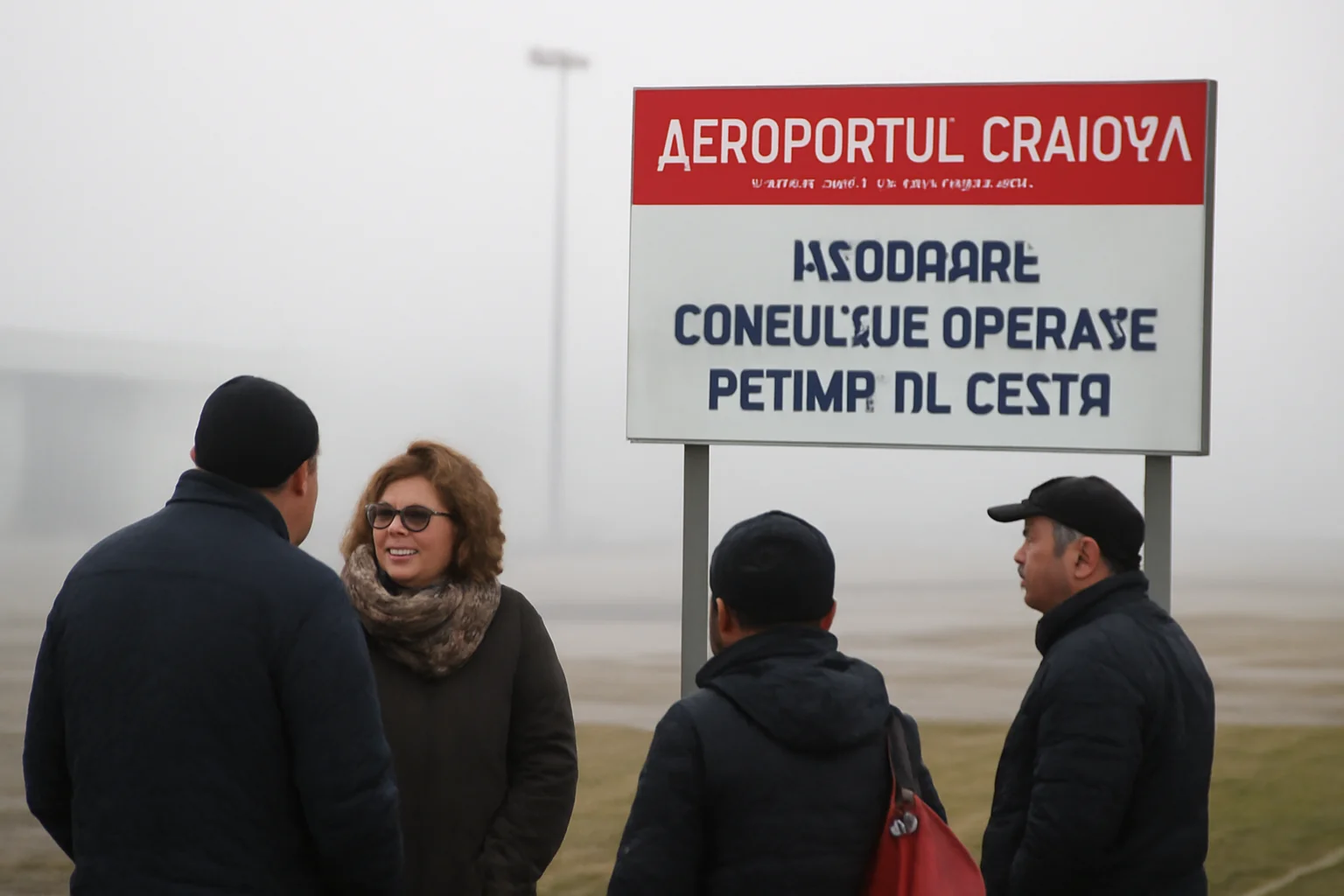 Aeroportul din Craiova avertizează asupra posibilelor întârzieri din cauza ceții și poleiului