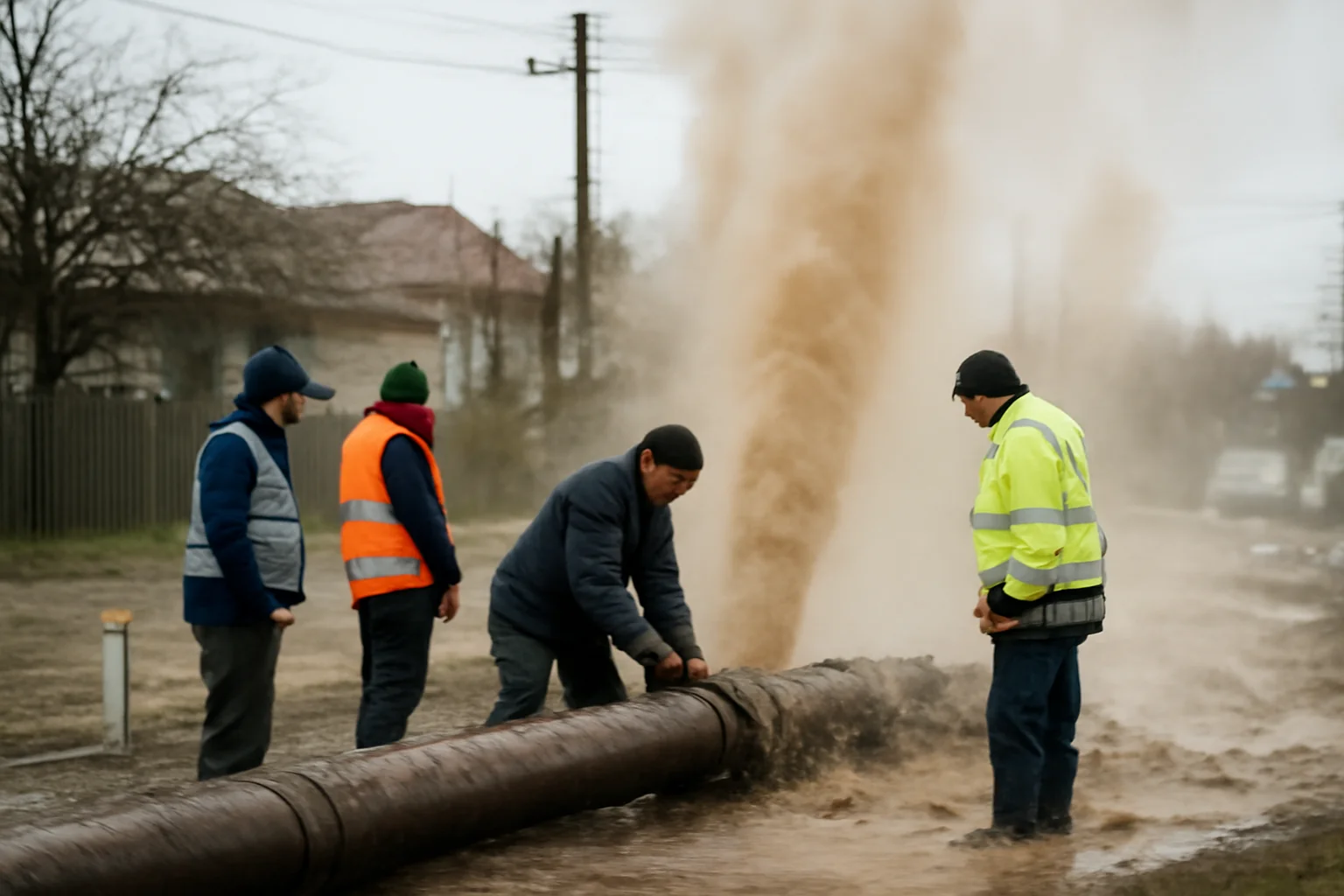 Avarie majoră la o conductă de gaze în Craiova: peste 1.300 de consumatori afectați în municipiu și în Dolj