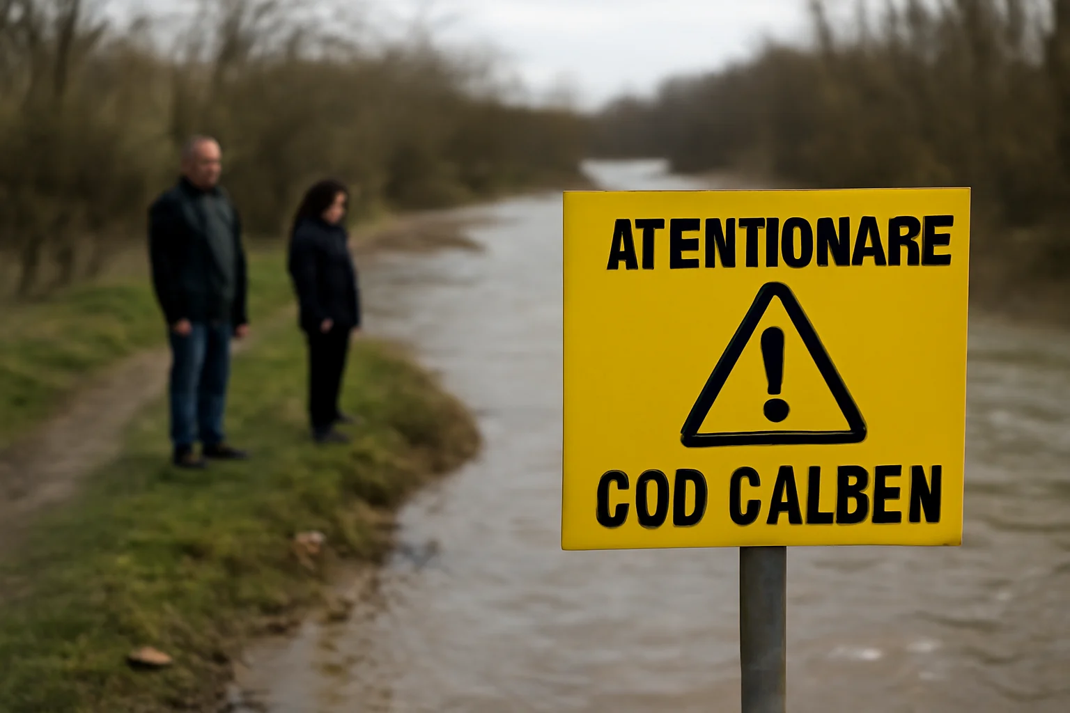 Cod galben de viituri pe râuri din județul Dolj: atenționare hidrologică valabilă până sâmbătă la prânz la Craiova
