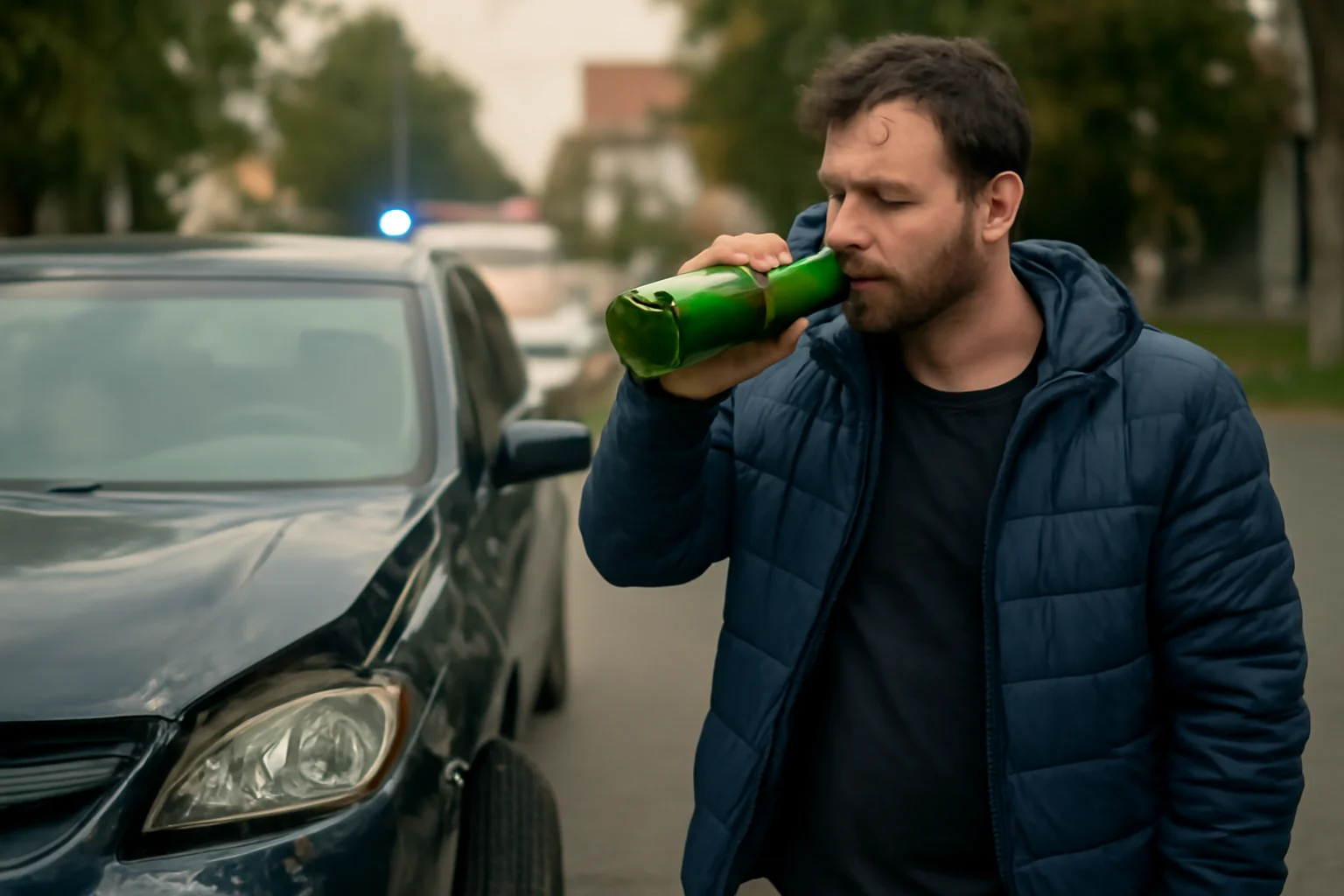 Conducător auto sub influența alcoolului provoacă un accident de circulație la Slatina