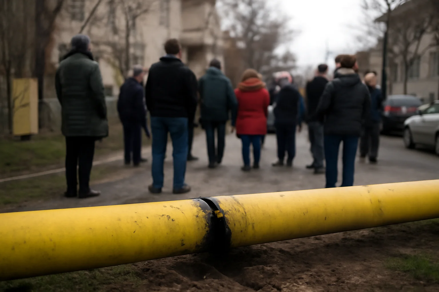 Conductă de gaze fisurată într-un cartier de case din Craiova: aproximativ 30 de persoane evacuate