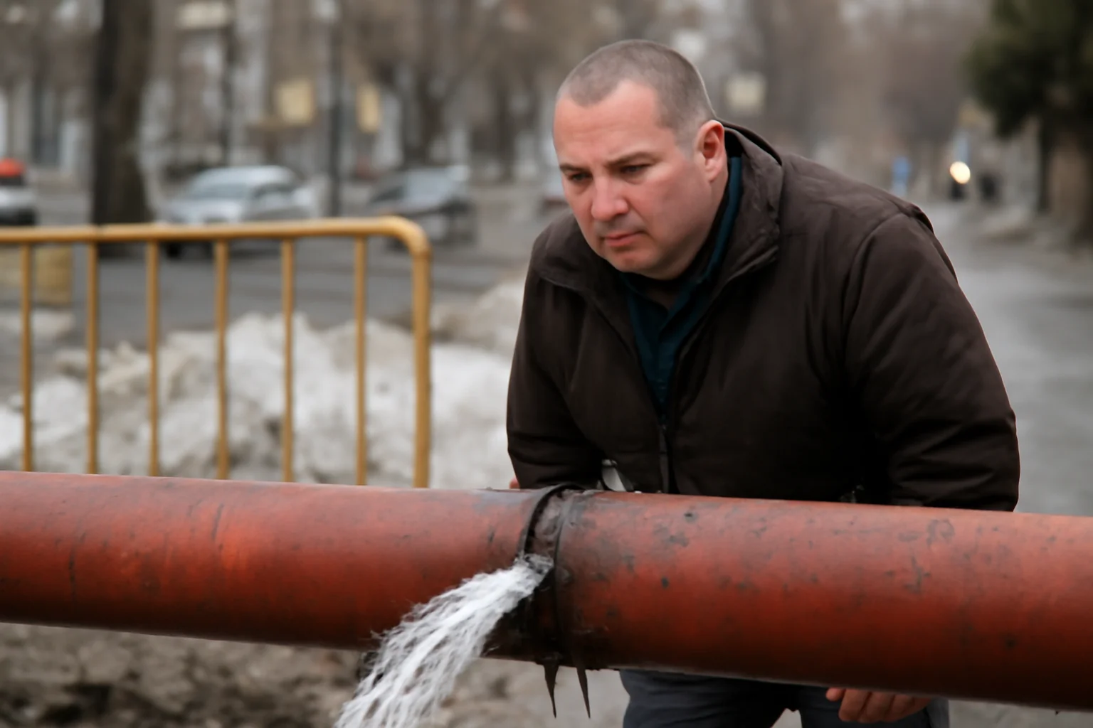Craiova: A șasea avarie la termoficare în ianuarie lasă din nou locuitori fără căldură