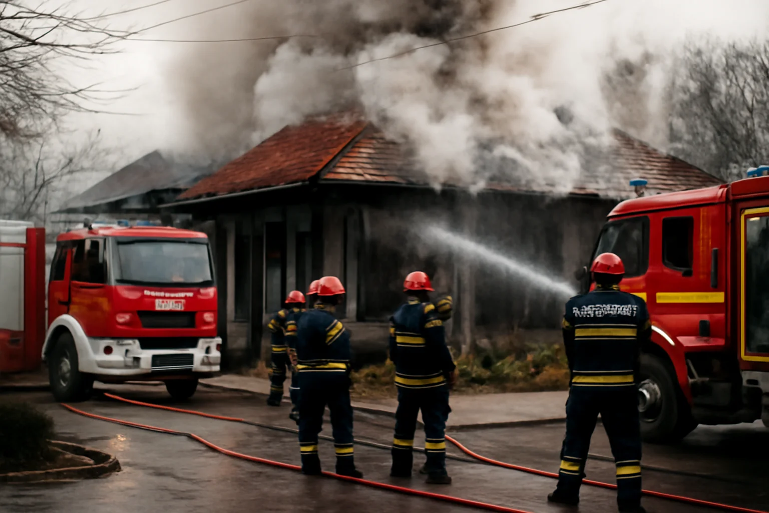 Incendiu la un restaurant din Craiova, lichidat de pompieri fără victime