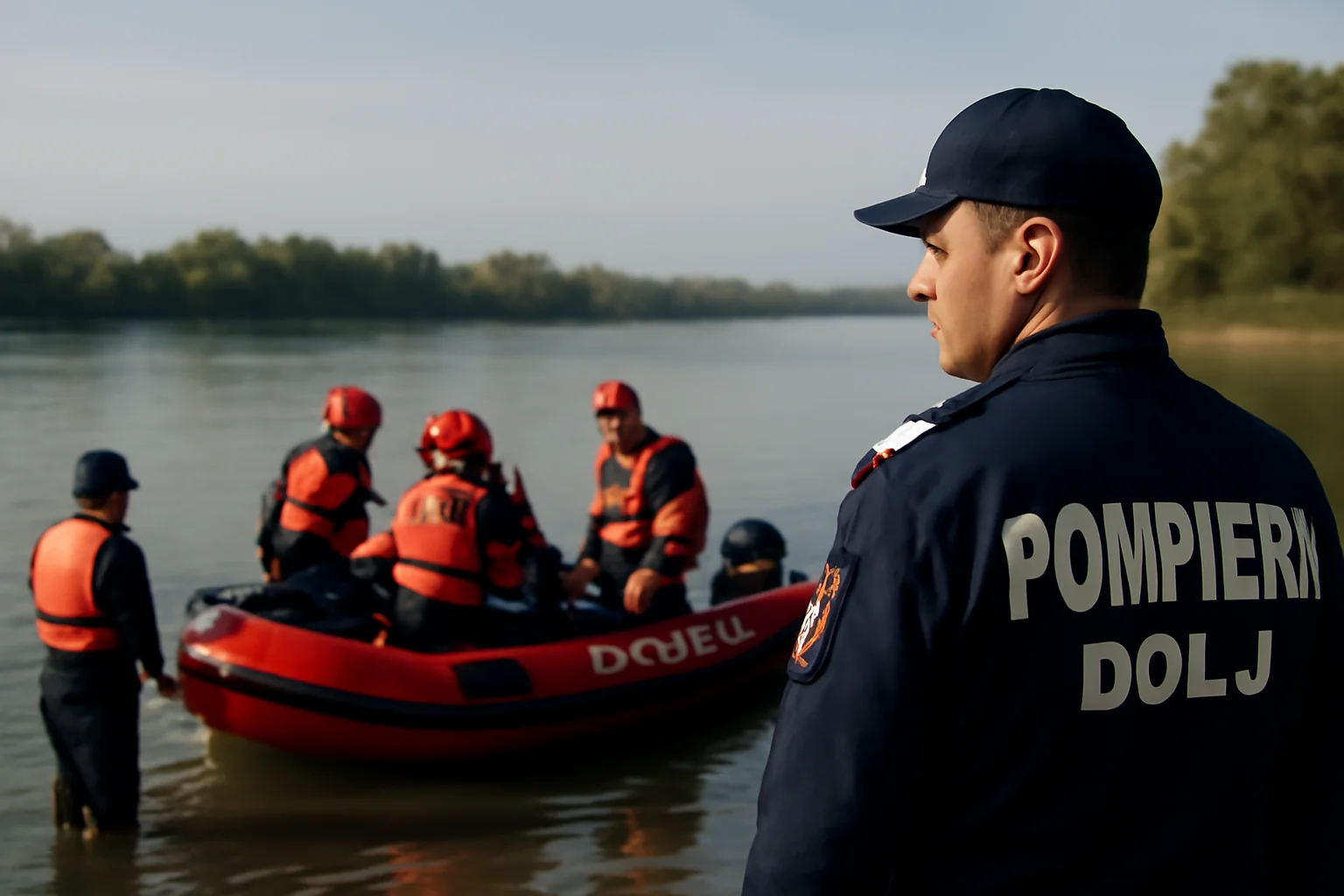 Misiune regională de salvare pe Dunăre, raportată pe zona Dolj
