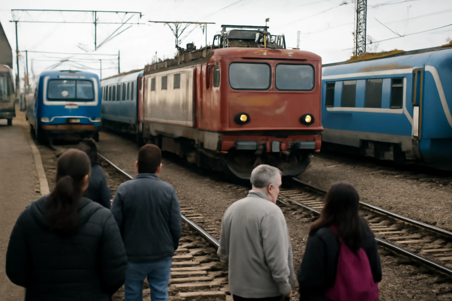 Trafic feroviar perturbat la Craiova după ruperea unei șine între Măldăeni și Mihăești