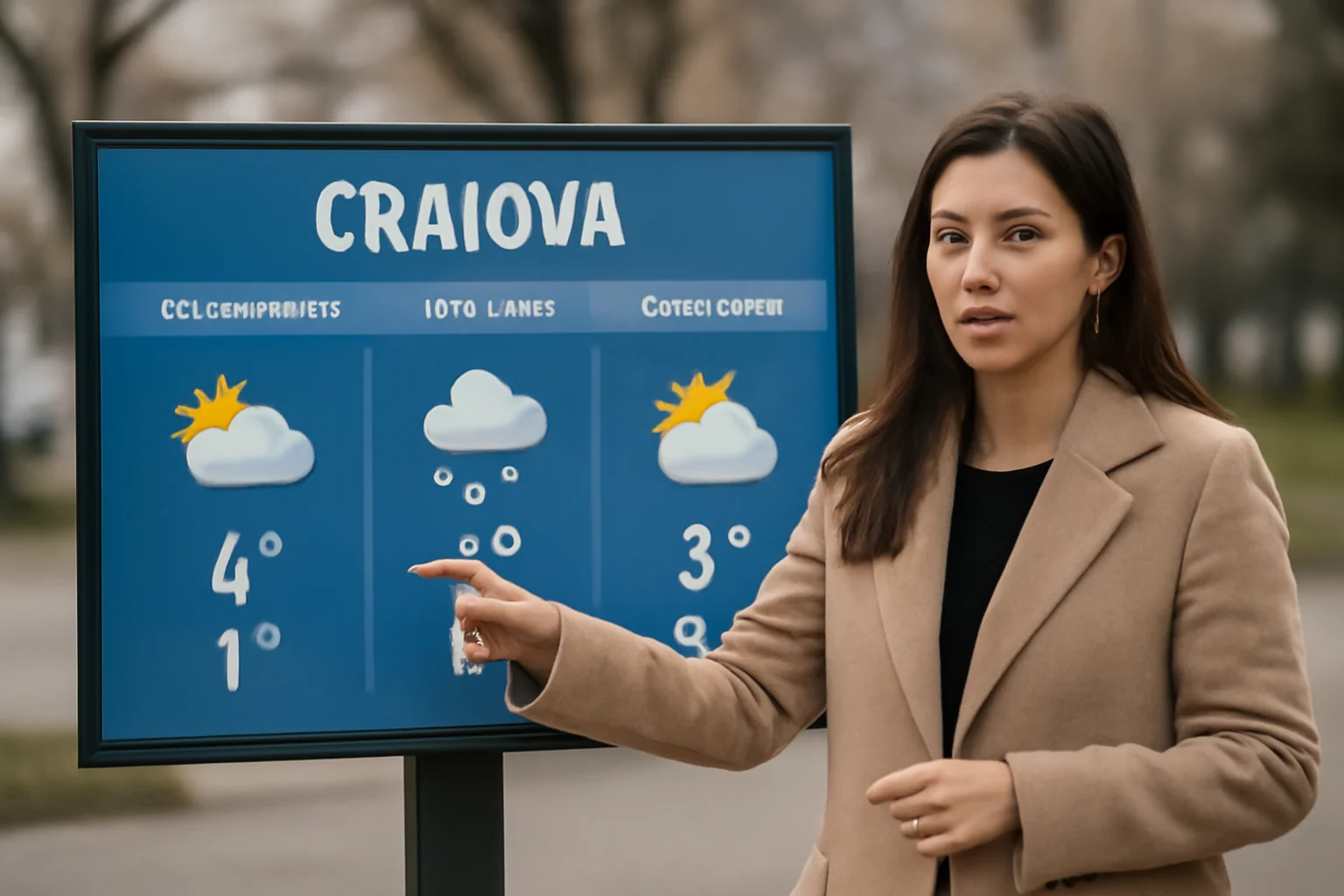 Vreme schimbătoare la Craiova între 13 și 15 februarie 2026: prognoză detaliată pentru trafic și activități în aer liber
