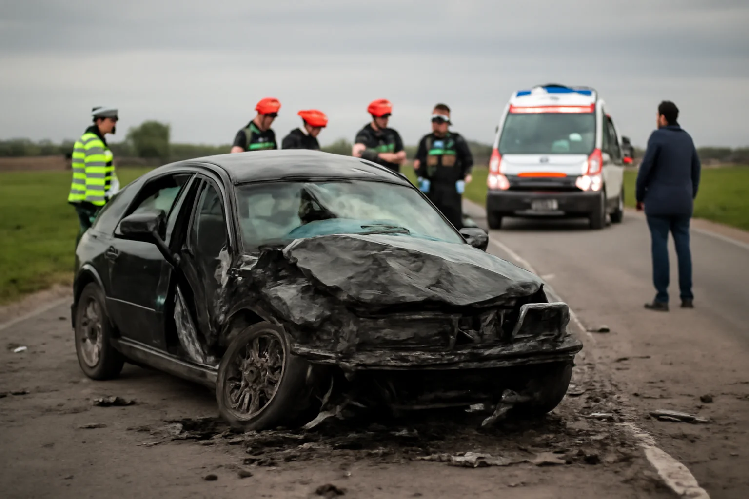 Accident grav pe DN6, lângă Lugojel: șapte suporteri PAOK morți într-un microbuz care mergea spre Franța. Reacții la Craiova