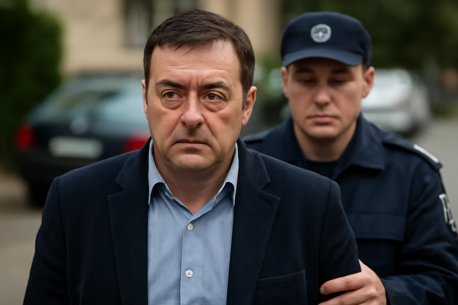 Ales local arestat după ce a agresat un școlar care își necăjise copilul în curtea liceului