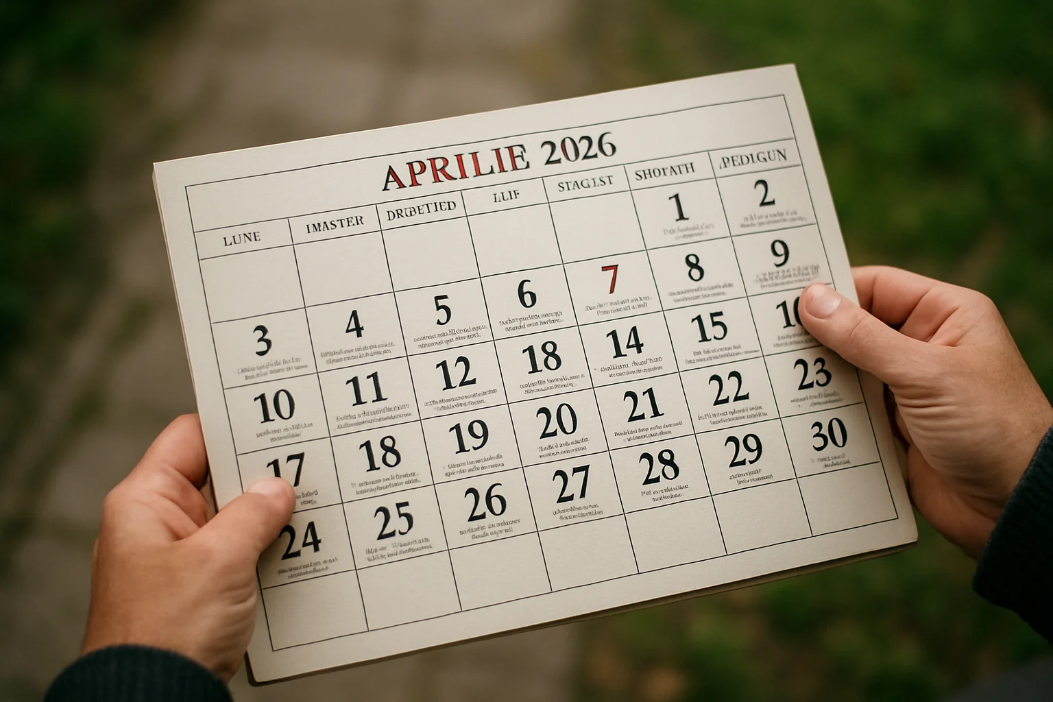 Calendar ortodox – 2026-04-07