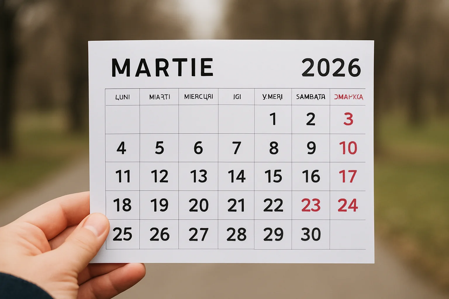 Calendar ortodox – 26 martie 2026