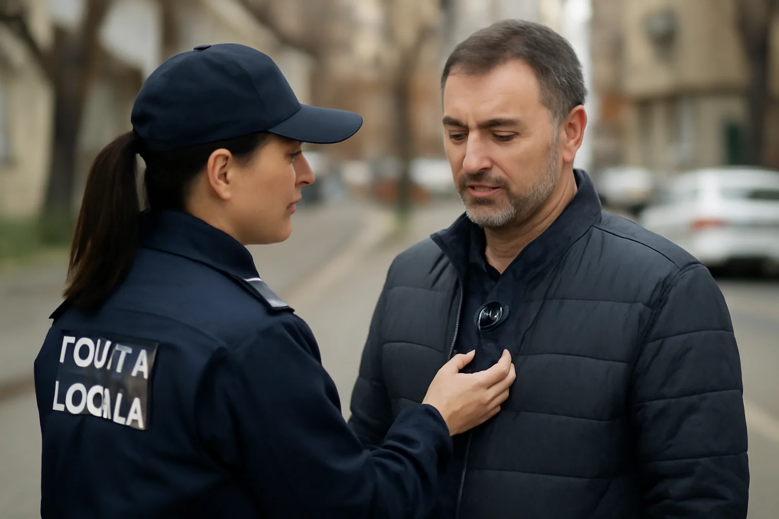 Craiova: polițiștii locali folosesc camere body-cam în patrulare, în baza unei noi legi