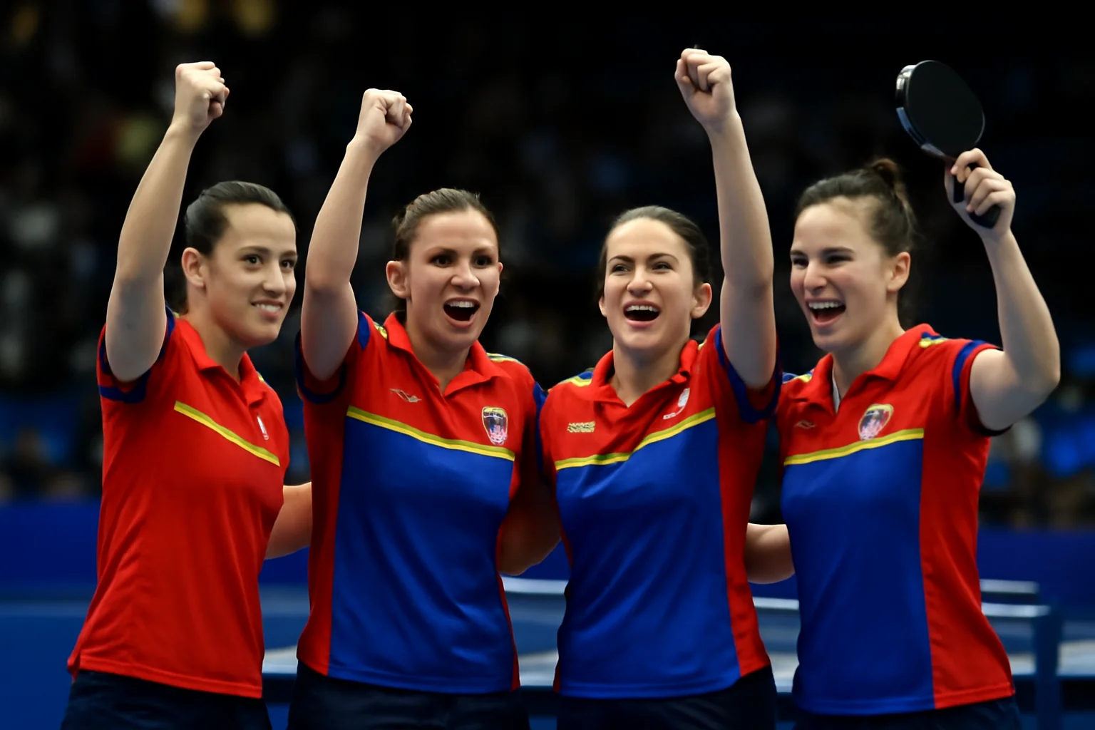 Echipa feminină de tenis de masă a României învinge Taiwanul