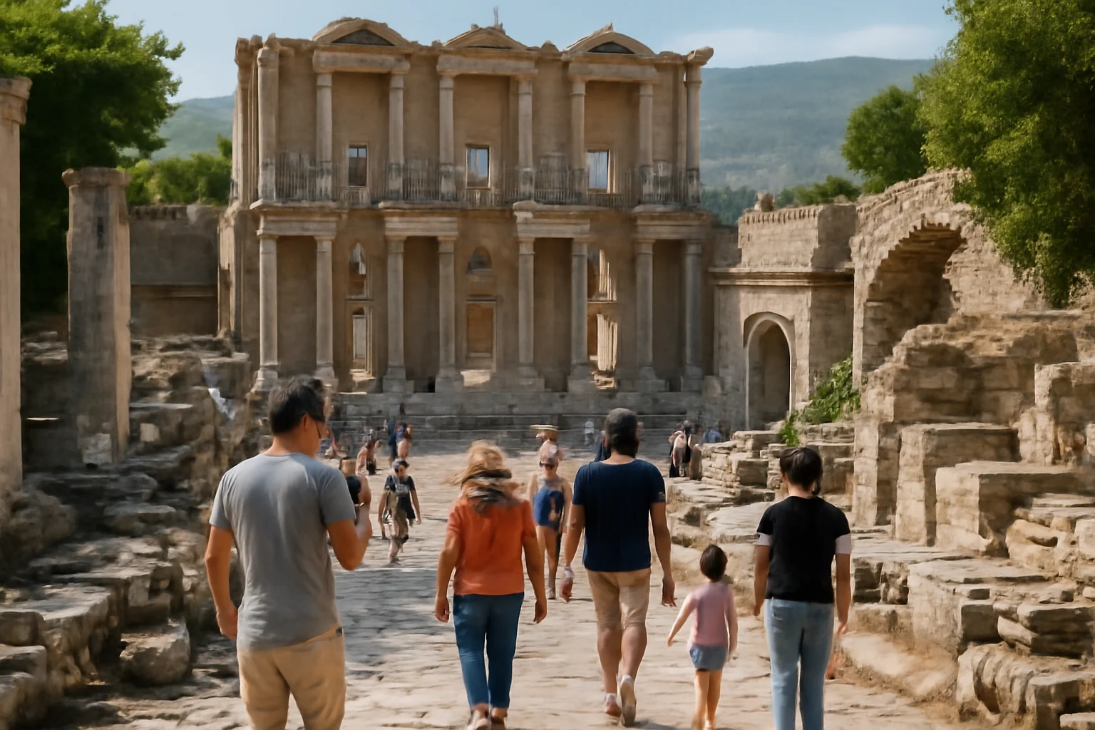 Efes, metropola antică uriașă, de zece ori întinsă cât Disneyland, unde călătorești înapoi cu 2.000 de ani