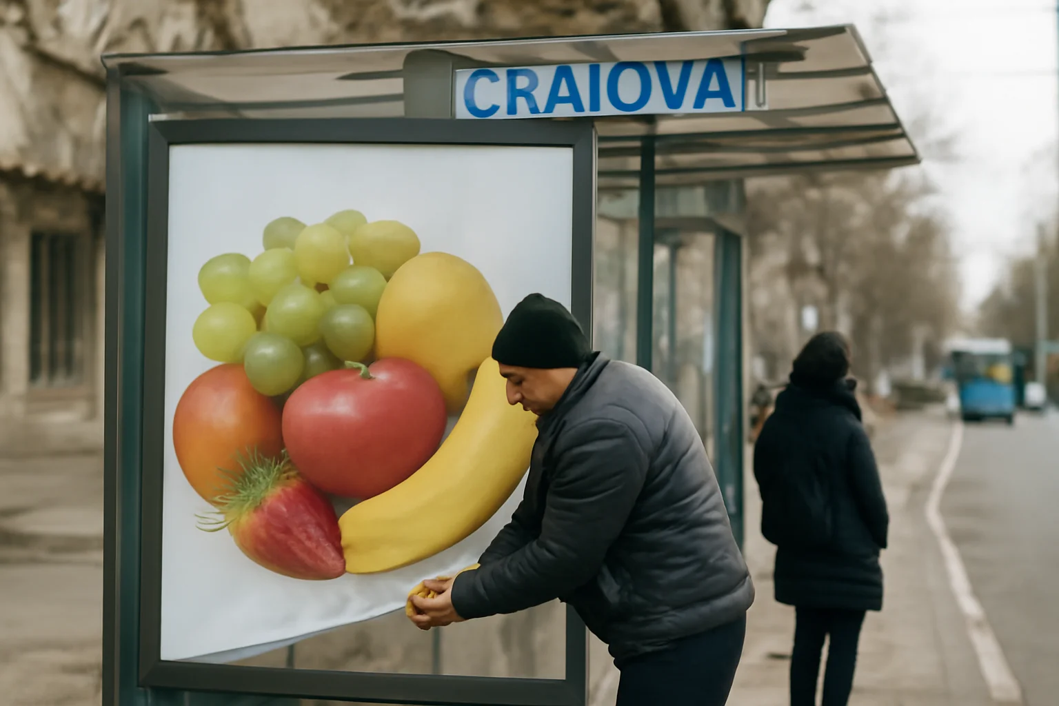 Locuitorii iau fructele din stațiile RAT din Craiova, iar decorurile sunt trimise la recondiționare