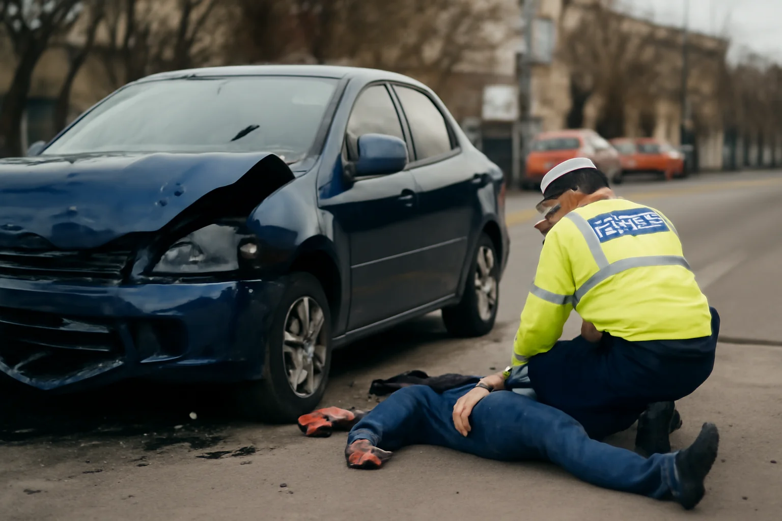 Persoană rănită într-un accident rutier produs în Craiova