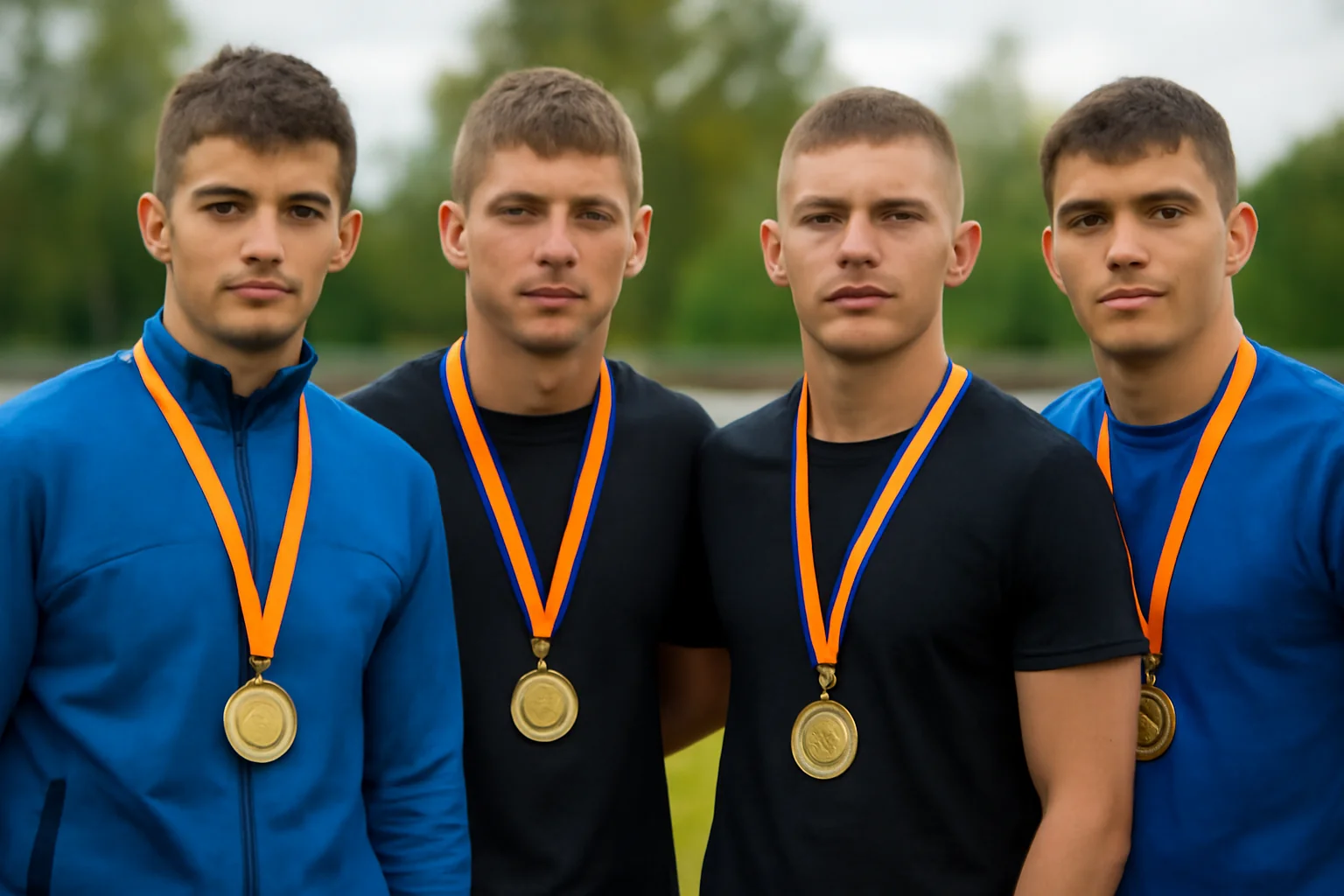podium plin de medalii la Memorialul Antrenorilor Craioveni