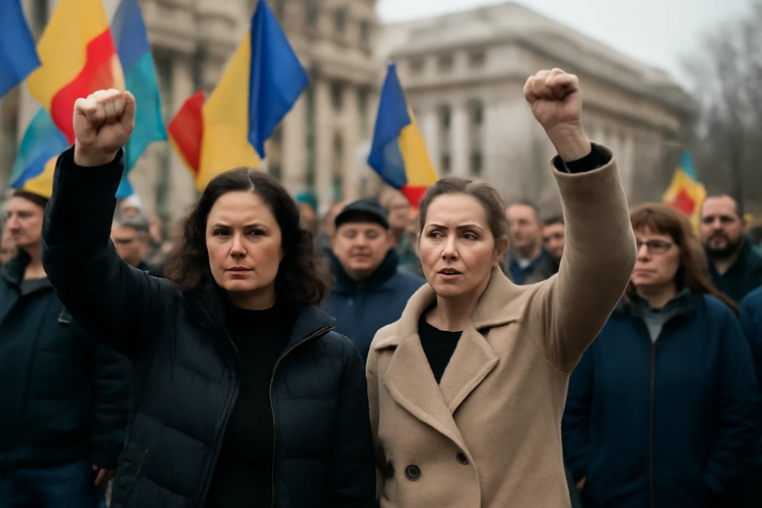Protest al sindicatelor din Educație la Guvern, cu participare și din Craiova