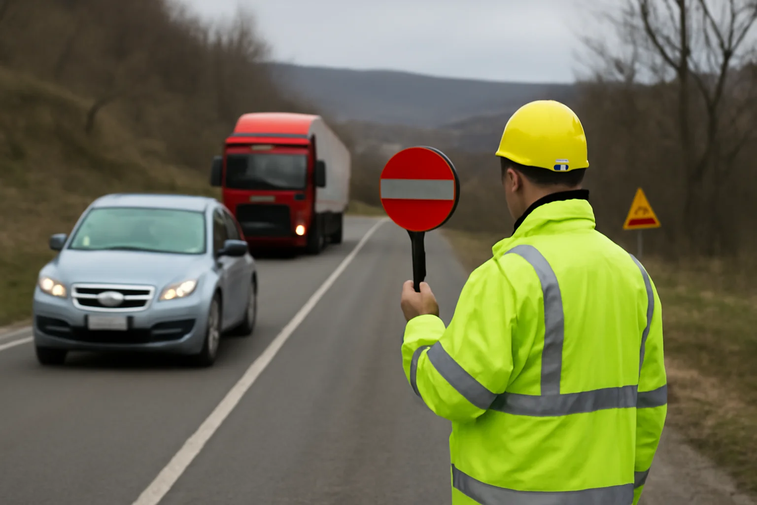 Restricții rutiere pe DN 56A, dealul Stârmina, anunțate de DRDP Craiova