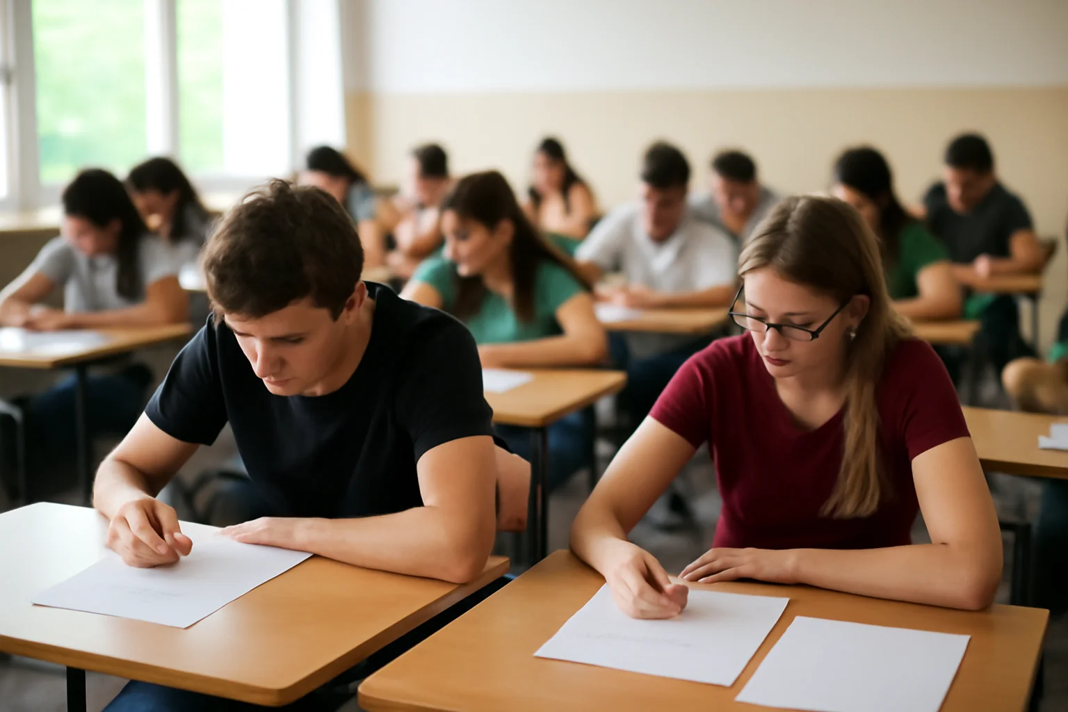 Simulări județene la examenele naționale în Craiova: aproape 10.000 de elevi din Dolj intră în probe