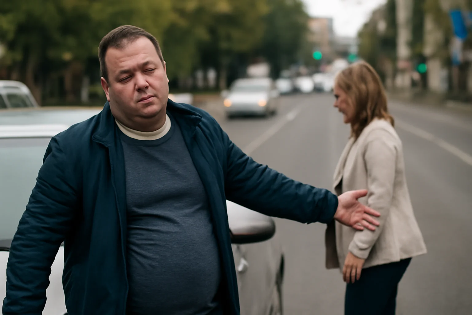 Șofer cercetat penal la Craiova după ce și-a abandonat mașina în trafic și a trimis soția să o recupereze