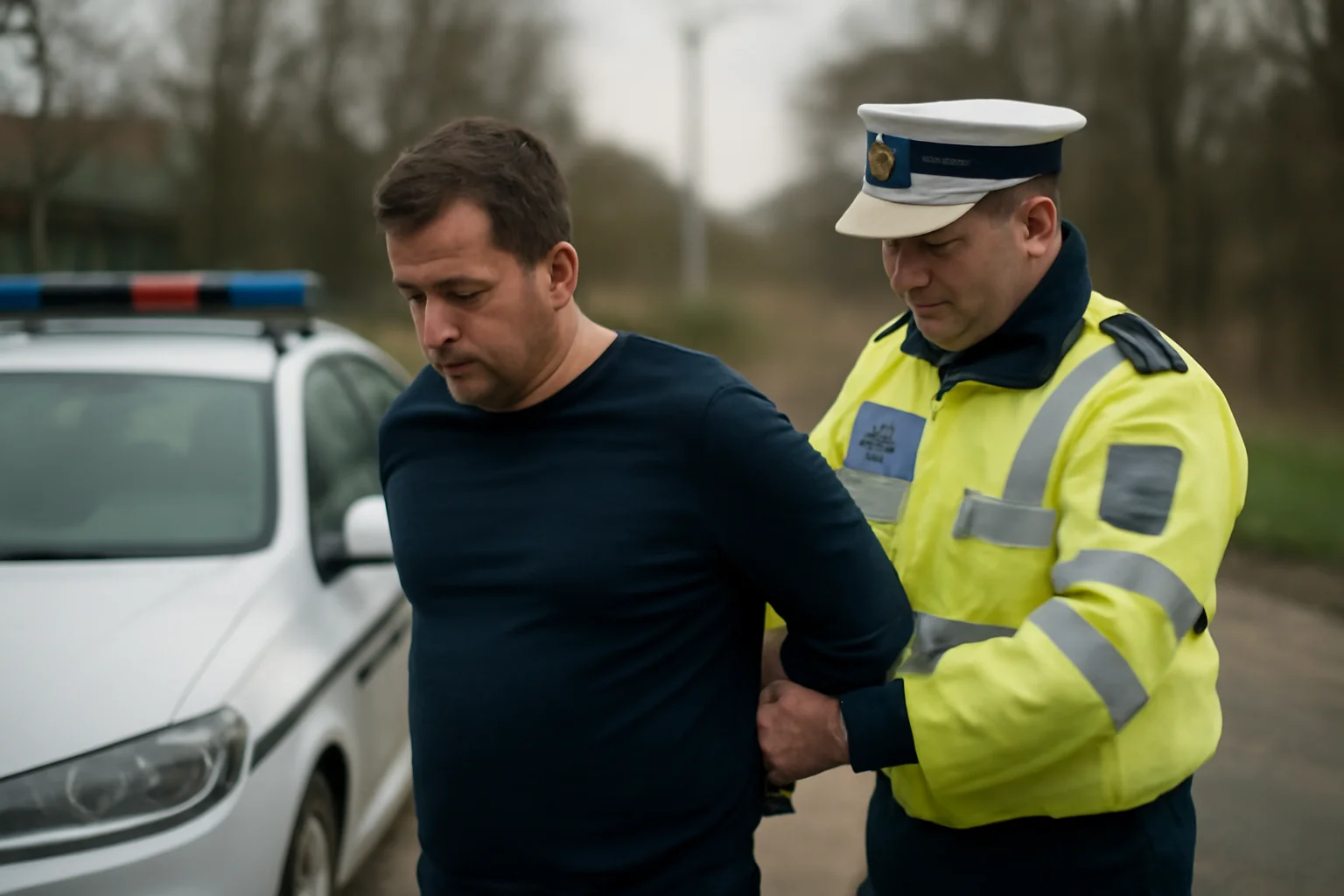 Șofer din Craiova reținut după ce a condus cu permisul suspendat și a încălcat un ordin de protecție
