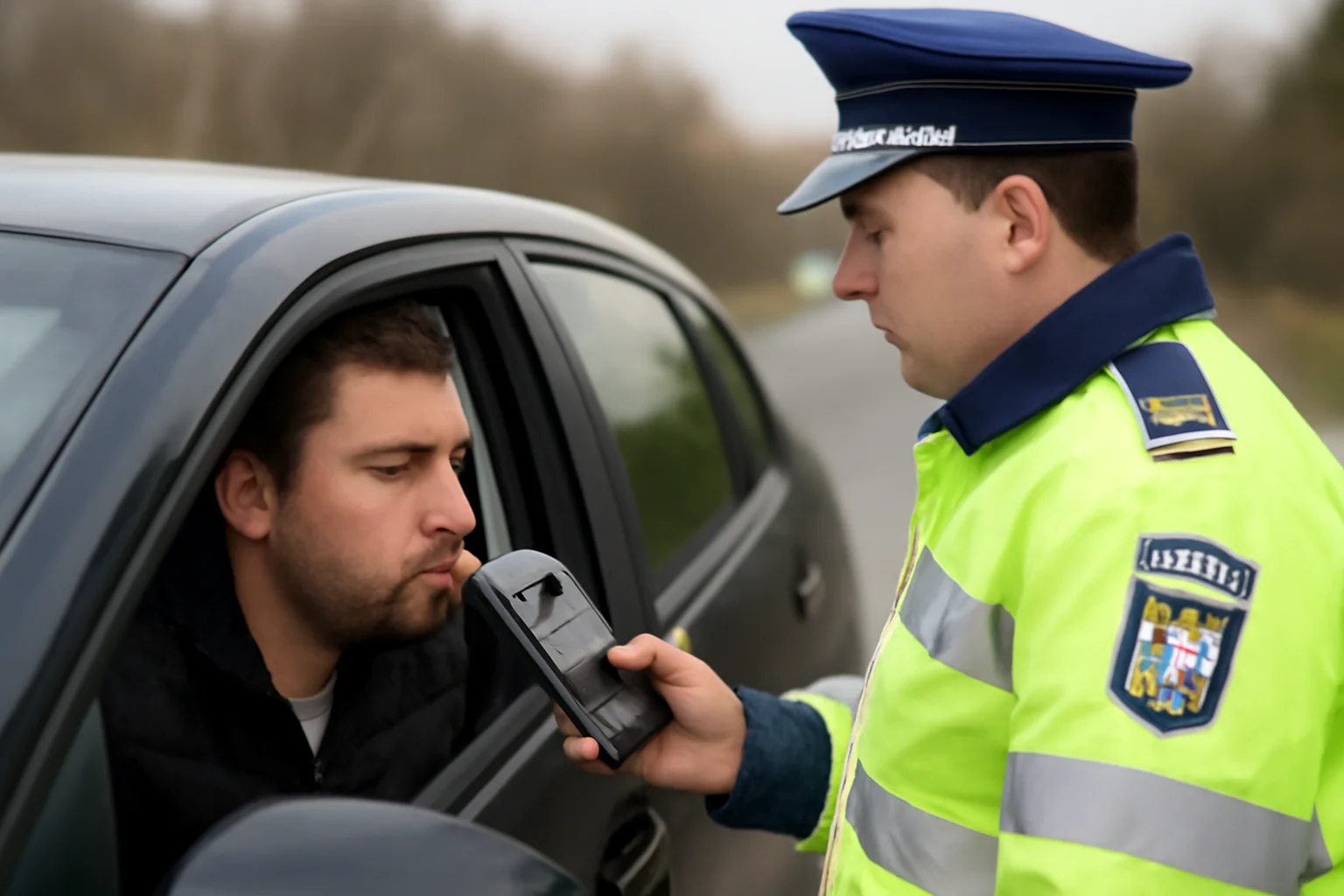 Șofer prins băut la volan și fără permis în județul Dolj, caz raportat la Craiova