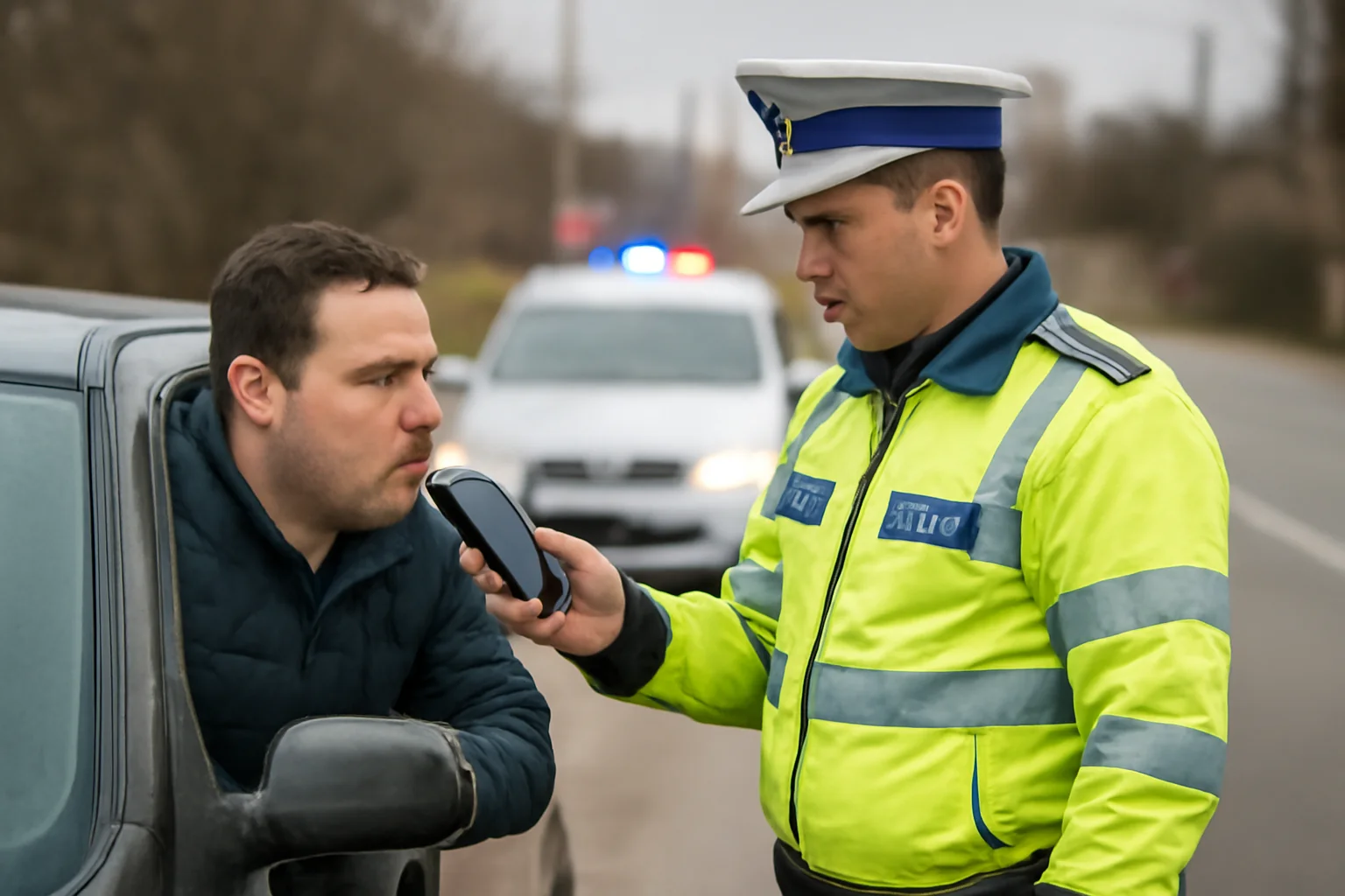 Șoferi băuți în Dolj: unul la volanul unei mașini neînmatriculate