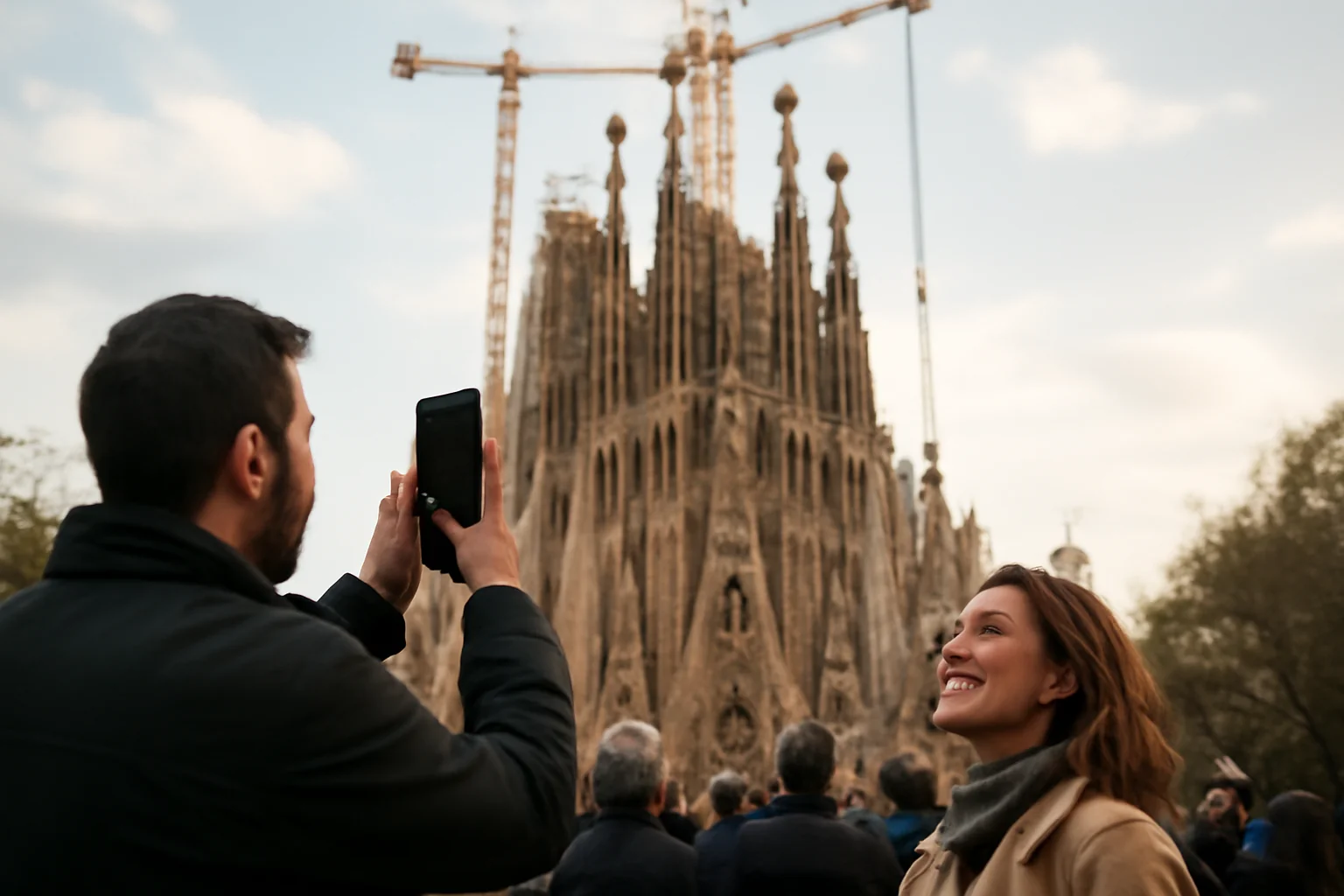 (VIDEO) Sagrada Família din Barcelona și-a atins în sfârșit înălțimea finală, după mai bine de 140 de ani de lucrări